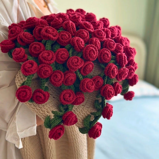 Crochet Flower Bouquet Blanket